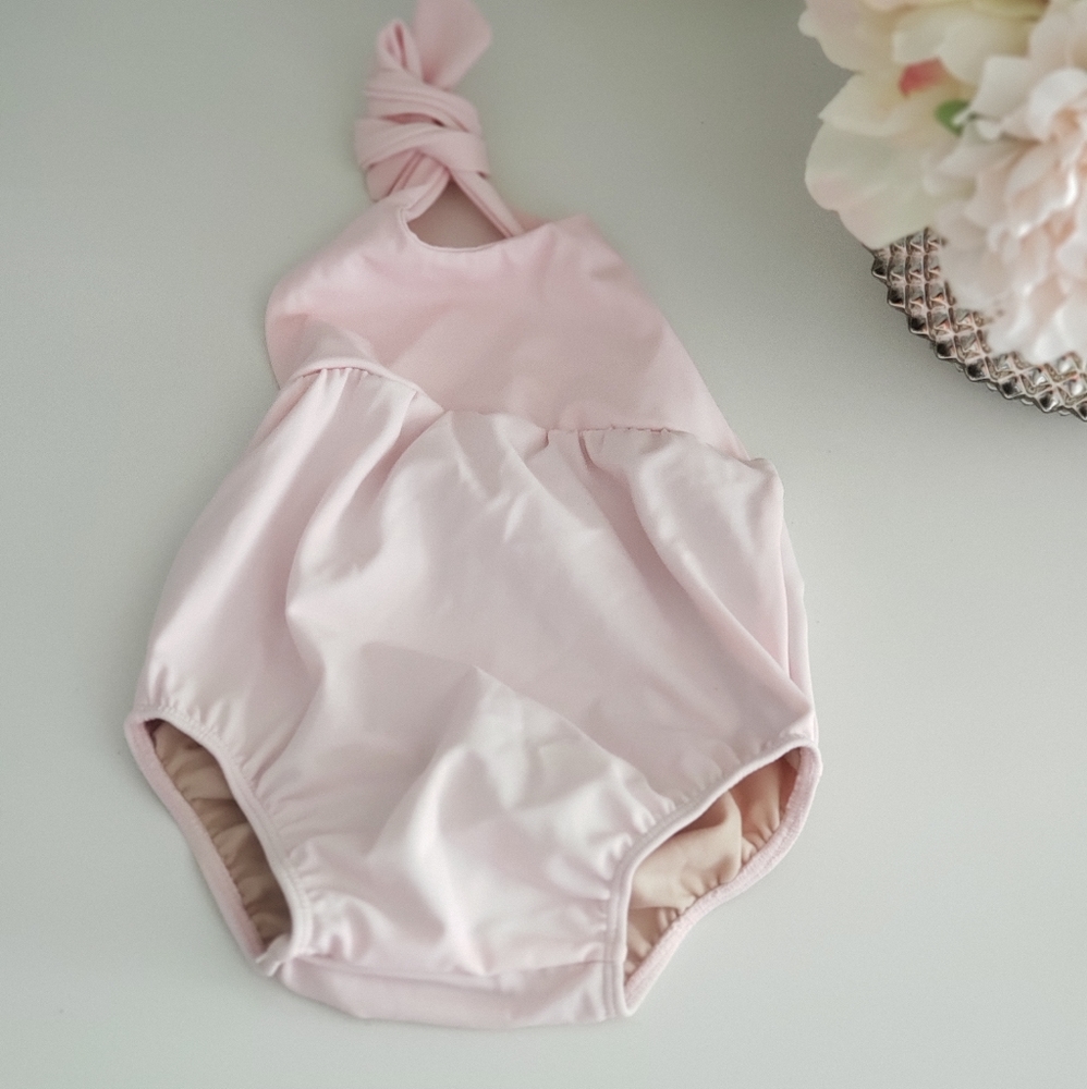 Mini Girls Swim Romper